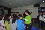 El salón comunal del barrio La Ponderosa en Bogotá fue uno de los escenarios de reunión de los niños y niñas con la Secretaría Distrital de Movilidad.
